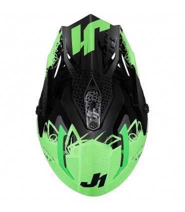 Casco cross Just 1 J38 Mask nero verde