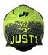 Casco cross Just 1 J38 Mask verde giallo opaco