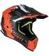 Casco cross Just 1 J38 Mask arancio fluo opaco