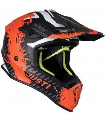 Casque cross Just 1 J38 Mask orange fluo matt