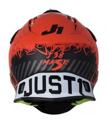 Casque cross Just 1 J38 Mask orange fluo matt