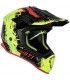 Casco cross Just 1 J38 Mask nero giallo fluo