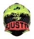 Casque cross Just 1 J38 Mask noir jaune fluo