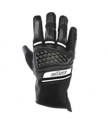 Motorcycle summer glove Buse Braga black white