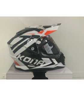 Casco Vemar Kona Desert bianco arancio