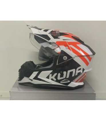 Casco Vemar Kona Desert bianco arancio