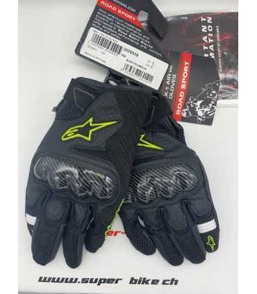 MOTORRADHANDSCHUHE Alpinestars Smx-1 Air V2 schwarz gelb