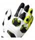 Guanti racing Spyke Tech race bianco giallo