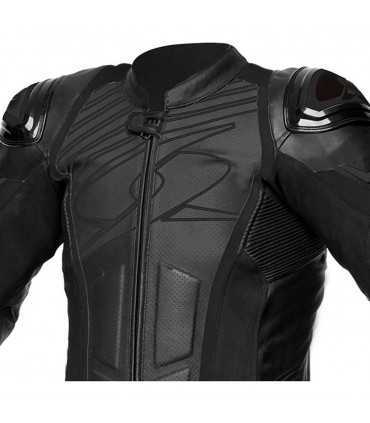 Leather suit Kangaroo Spyke Aragon race black