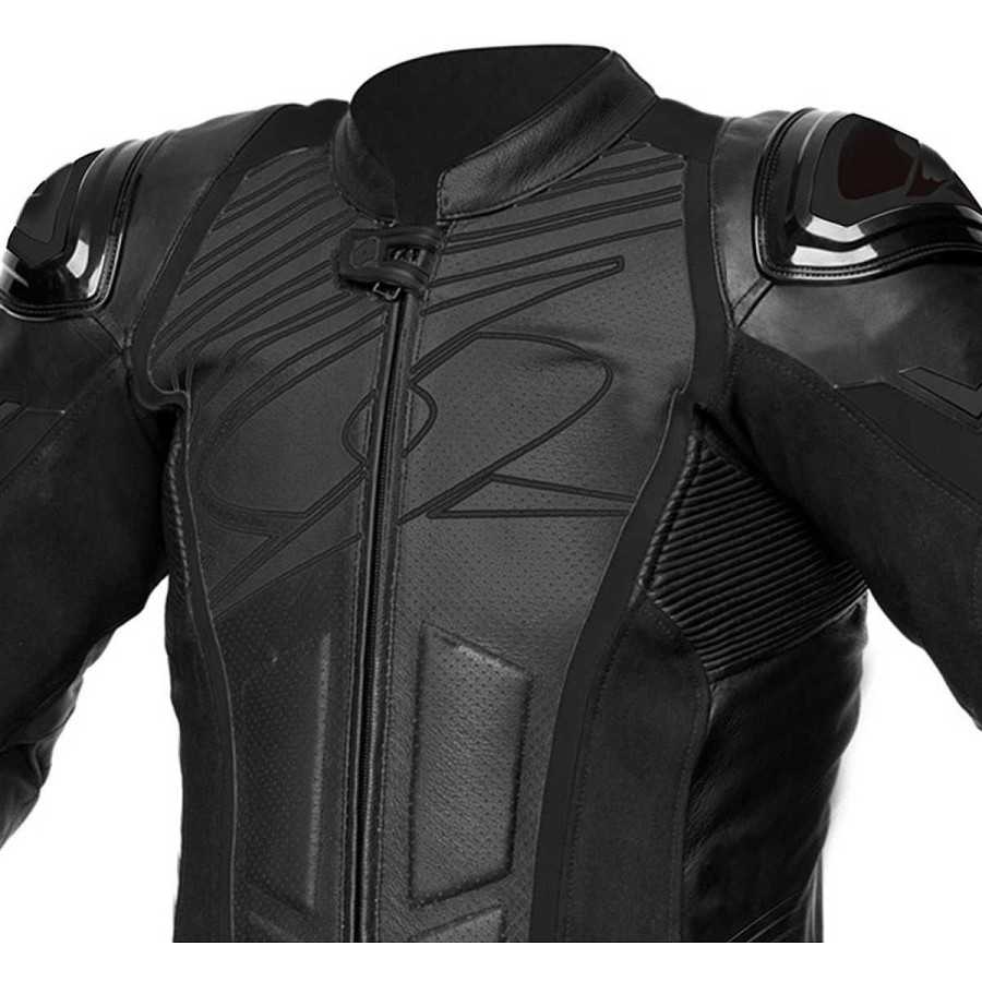 black biker suit