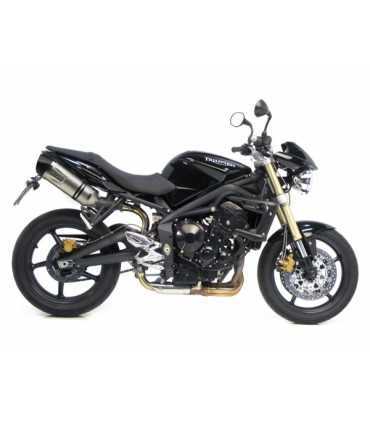 Leovince Triumph Street Triple/R 675 (2007-12) LV One EVO Inox CH Endcap Carbon