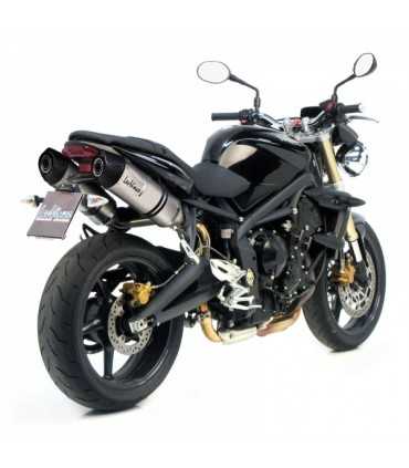 Leovince Triumph Street Triple/R 675 (2007-12) LV One EVO Inox CH Endcap Carbon