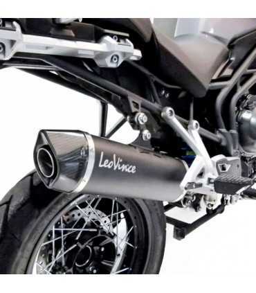 Leovince Triumph Tiger 1200 (2012-15) Noir Inox black CH Endcap Carbon