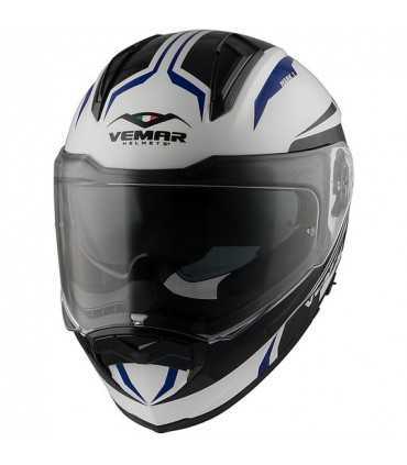 Casco Vemar Zephir Mark bianco blu