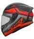 Casco Vemar VH Ghibli nero arancio fluo