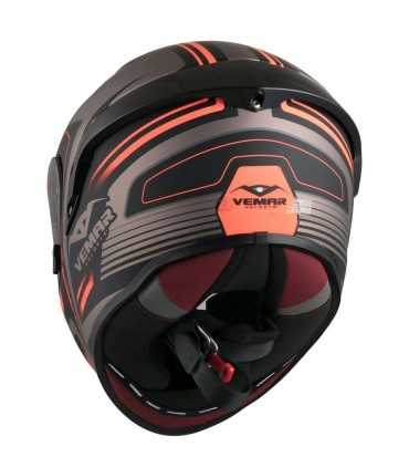 Casque Vemar Hurricane Racing Laser bronze orange