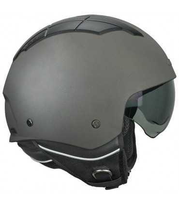 Casco moto demi jet Cgm Slot titanio opaco