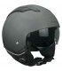 Casco moto demi jet Cgm Slot titanio opaco