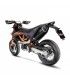 Leovince KTM 690 SMC R / Enduro R (2019-23) noir Inox Black Slip-On endcap Carbon