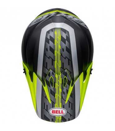 Casco Cross Bell MX-9 Mips Offset nero giallo opaco