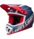 Casco Cross Bell MX-9 Mips Offset blu bianco