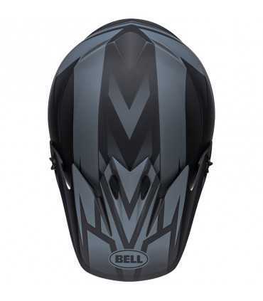 Casco Cross Bell Mx-9 Mips Disrupt nero opaco