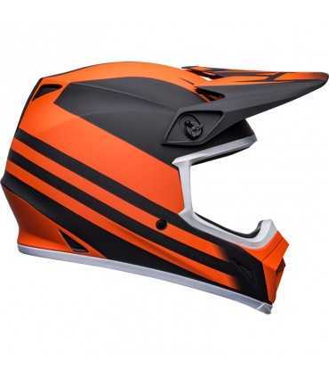 Casque Cross Bell Mx 9 Mips Disrupt orange noir matt