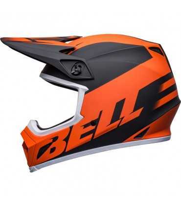 Cross helmet Bell Mx 9 Mips Disrupt orange black matt