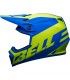 Casco Cross Bell Mx-9 Mips Disrupt Classic blu giallo opaco