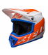 Casco Cross Bell Mx-9 Mips Disrupt bianco arancio