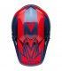 Casco Cross Bell Mx-9 Mips Disrupt True blue rosso