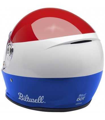 Biltwell Lane Splitter RWB helmet