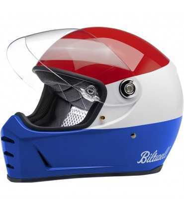 Biltwell Lane Splitter RWB helmet