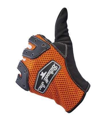 Gants moto Biltwell Anza orange