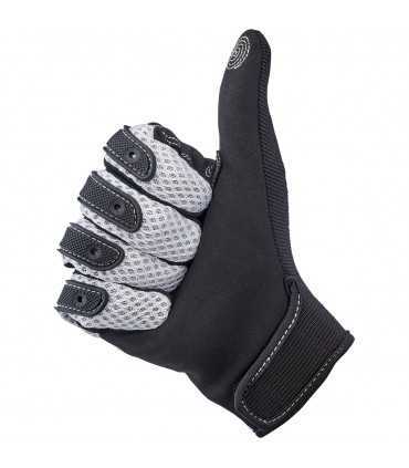 Gants moto Biltwell Anza blanc