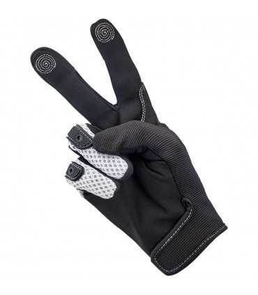 Gants moto Biltwell Anza blanc