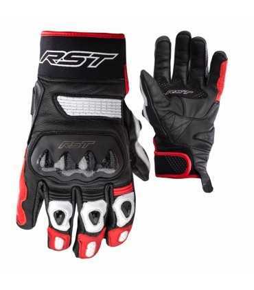 Guanti pelle moto RST Freestyle 2 rosso