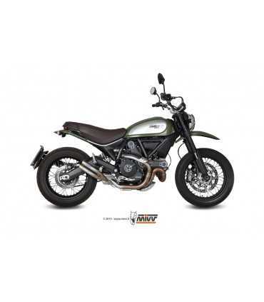 MIVV DOUBLE GUN Full Titanium Double Slip-On Ducati Scrambler 800 (2015-21)