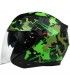 Casque Moto Jet BHR 809 Double Camouflage vert