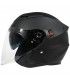 Motorrad helme Jet BHR 809 Double schwarz matt