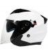 Casque Moto Jet BHR 809 Double blanc