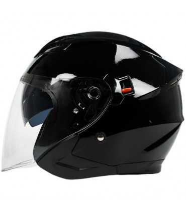 Casque Moto Jet BHR 809 Double noir