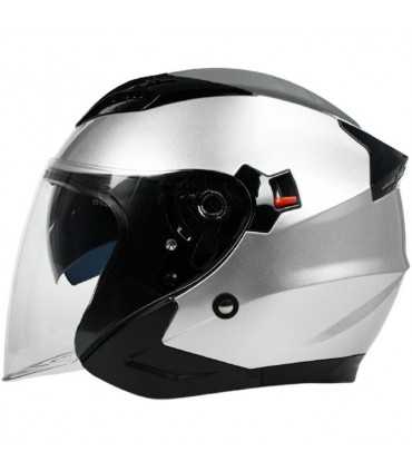 Motorrad helme Jet BHR 809 Double silver