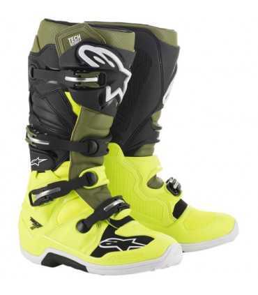 Alpinestars Tech 7 Boot giallo verde