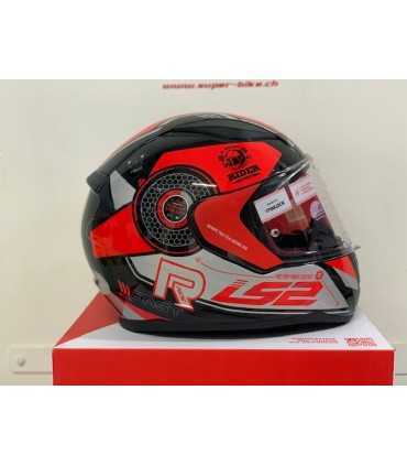 Casco LS2 FF353 Rapid Stratus nero rosso