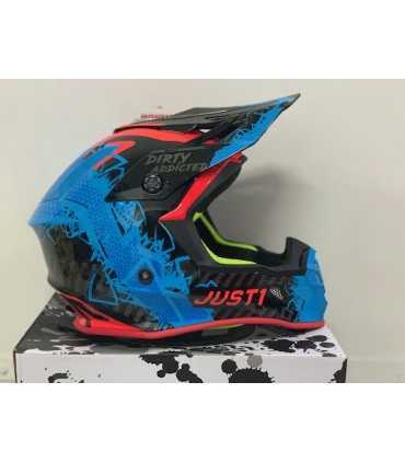 Casco cross Just 1 J38 Mask blu