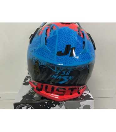 Casco cross Just 1 J38 Mask blu