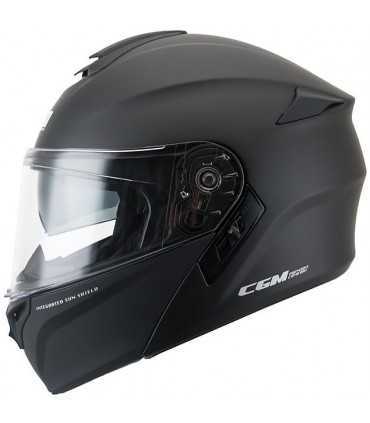 Casco apribile CGM Berlino nero opaco