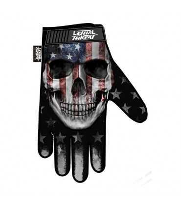 Guanti Lethal Threat USA Skull