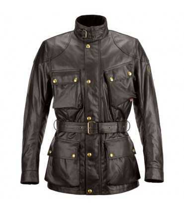 Giacca motociclista Belstaff Trophy WAXED COTTON / MAHOGANY